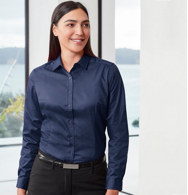 Ladies Dalton Long Sleeve Shirt