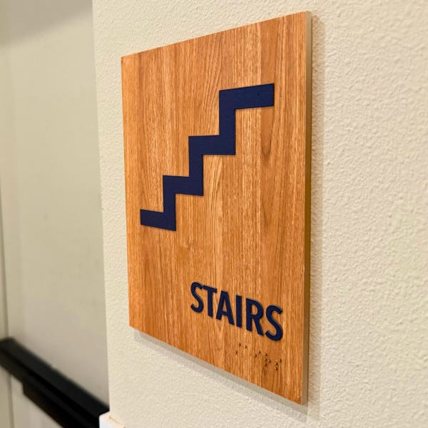ADA Sign: Stairs