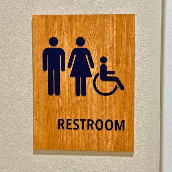 ADA Sign: Restroom