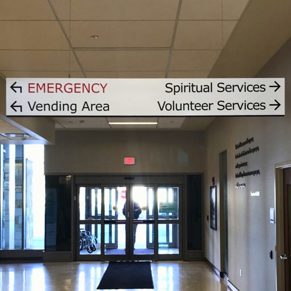 interior signage - directional