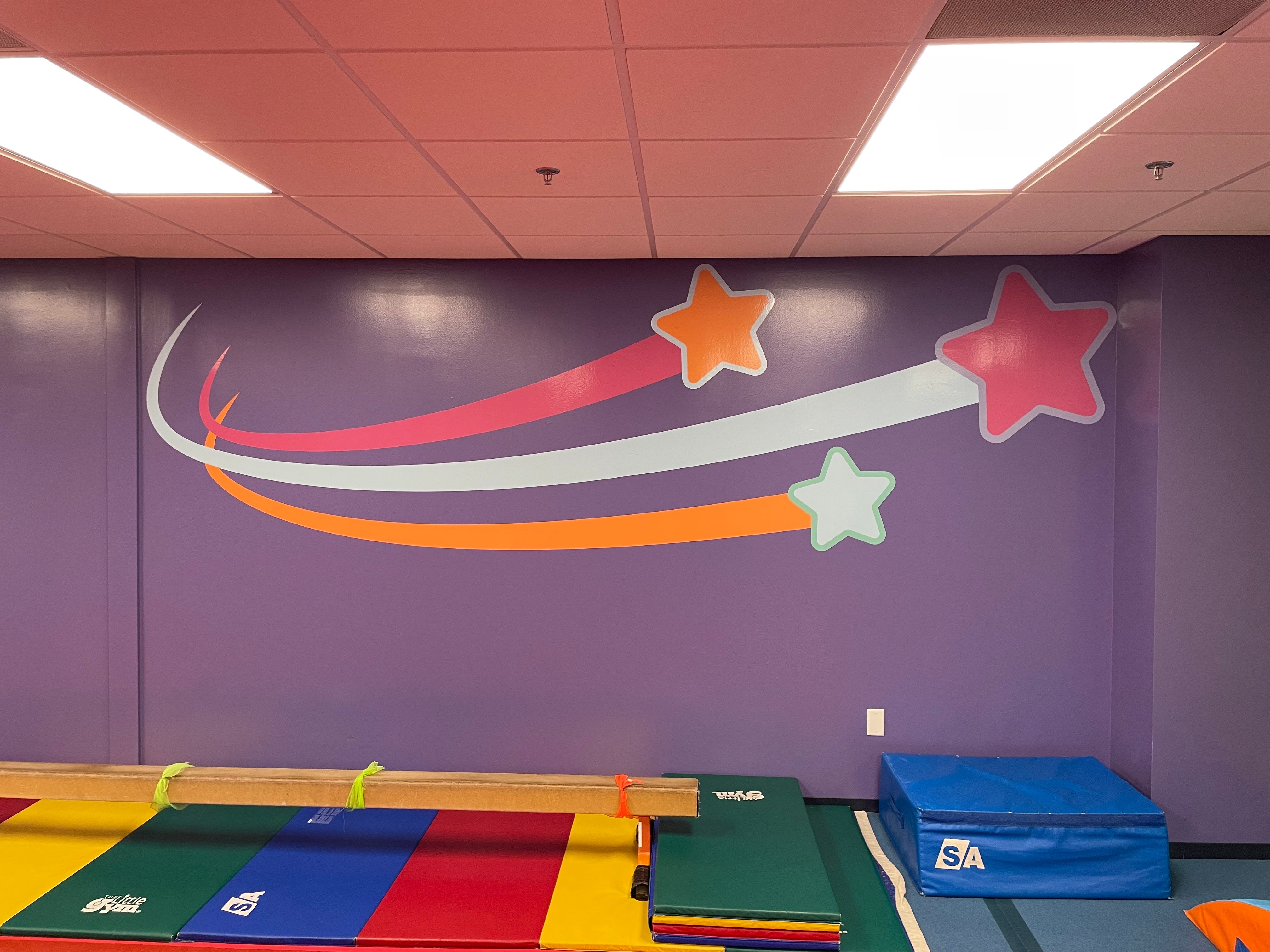 Bright Designs, Big Impact: Custom Wall Graphics for The Little Gym