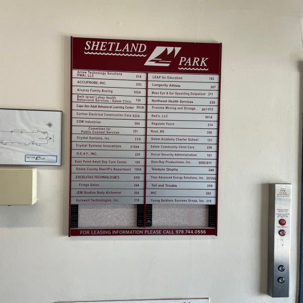 Make a Lasting Impression with Professional Directory Signs – Like Shetland Park’s New Design!