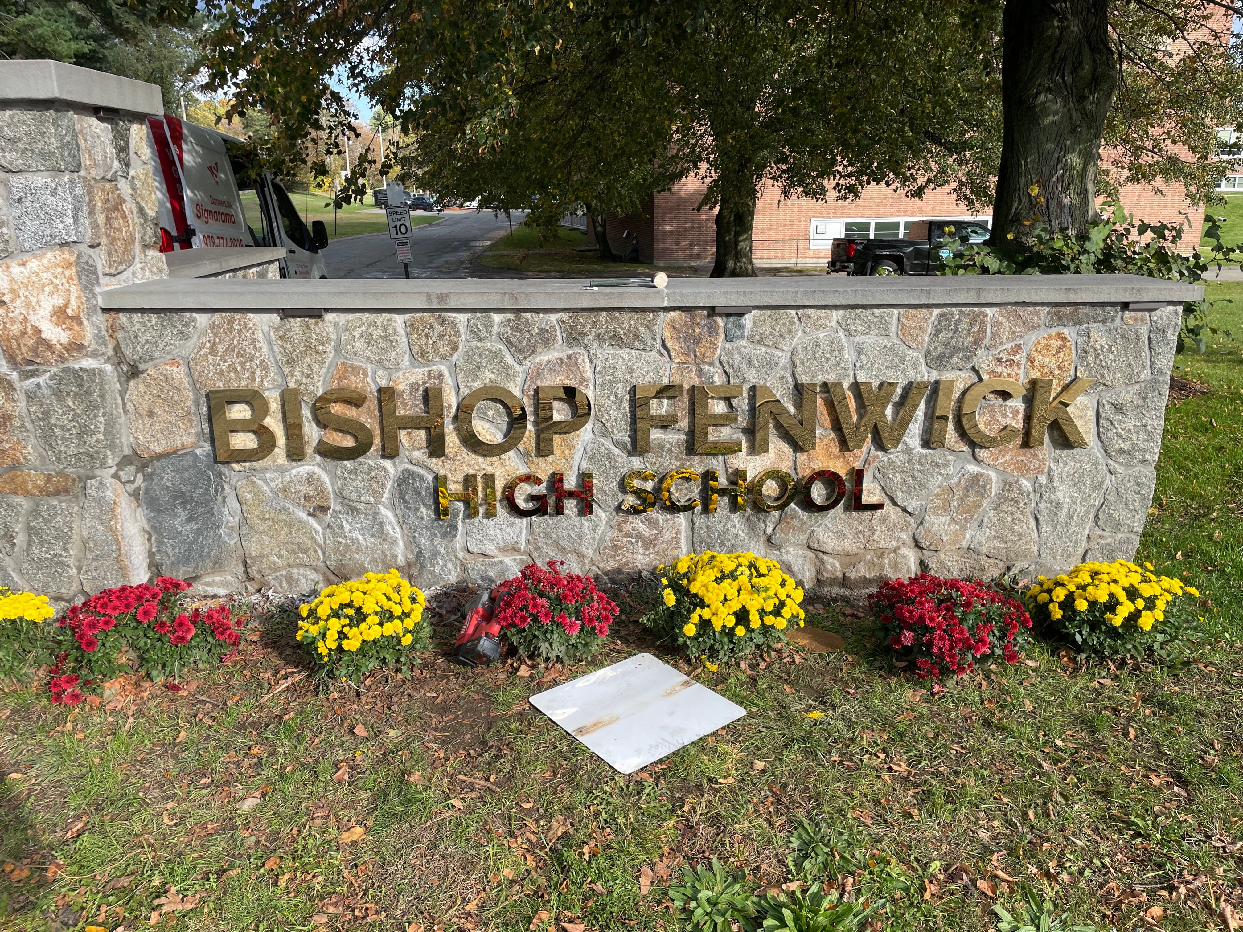 Elegant Dimensional Lettering for Bishop Fenwick High School