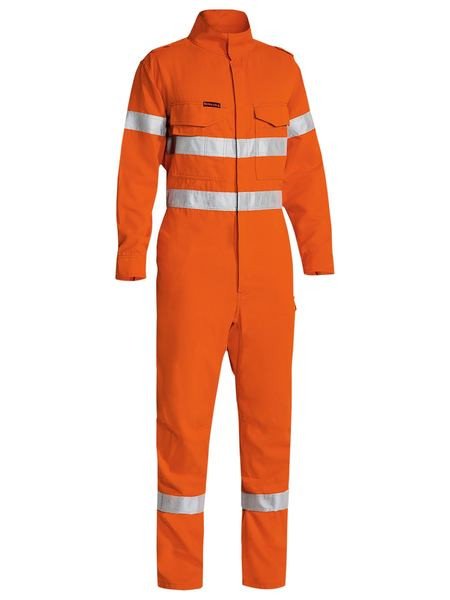 TAPED HI VIS LIGHTWEIGHT NON VENTED COVERALL