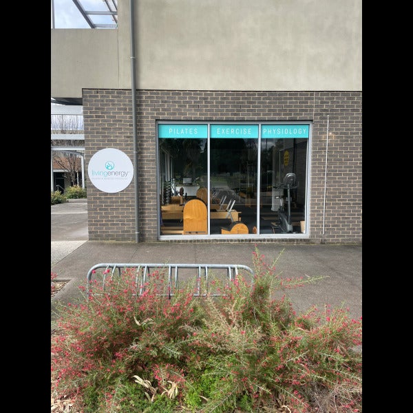 Shop Signage - Living Energy Pilates & Rehabilitation - Macleod VIC.