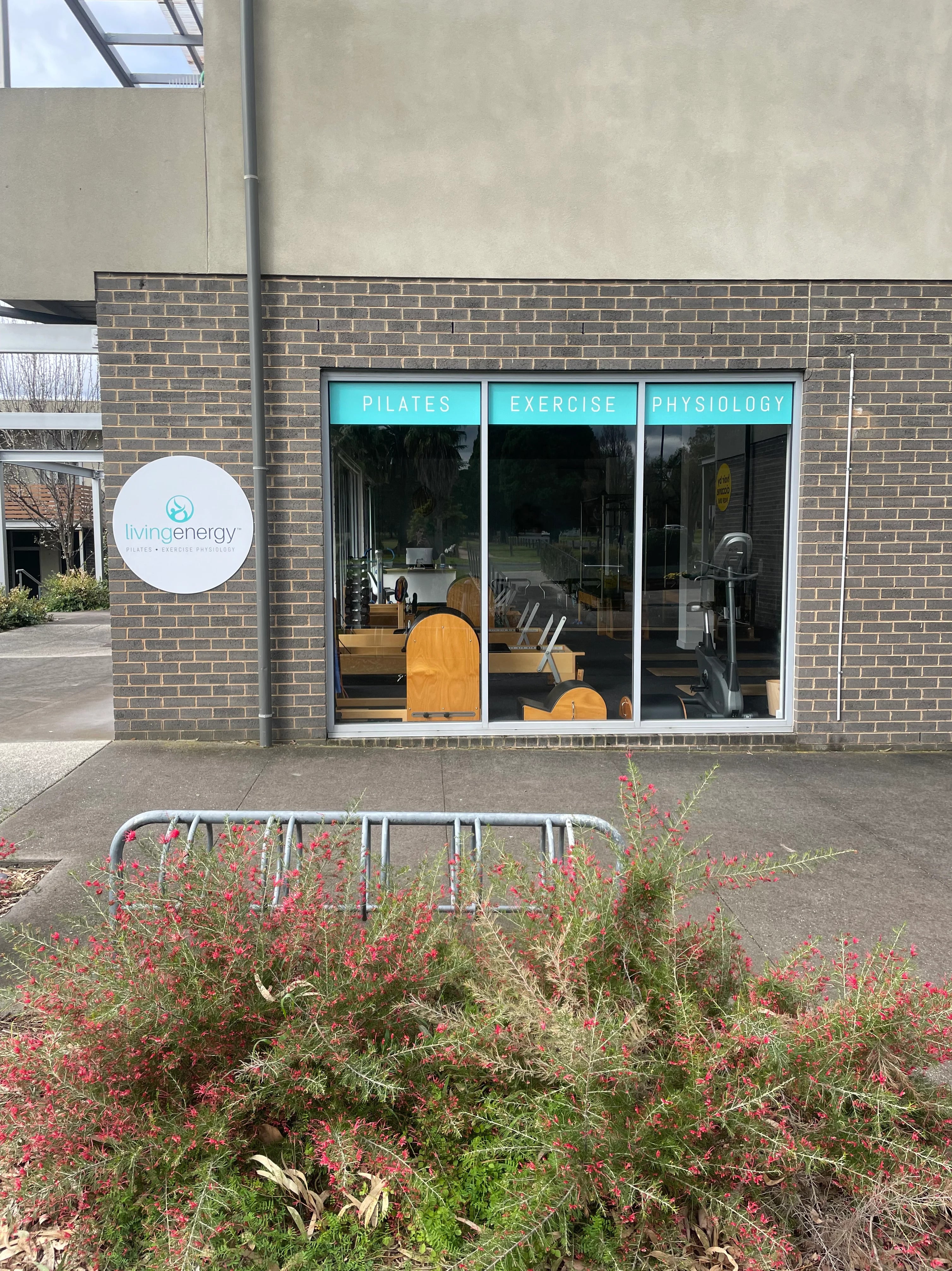 Shop Signage - Living Energy Pilates & Rehabilitation - Macleod VIC.