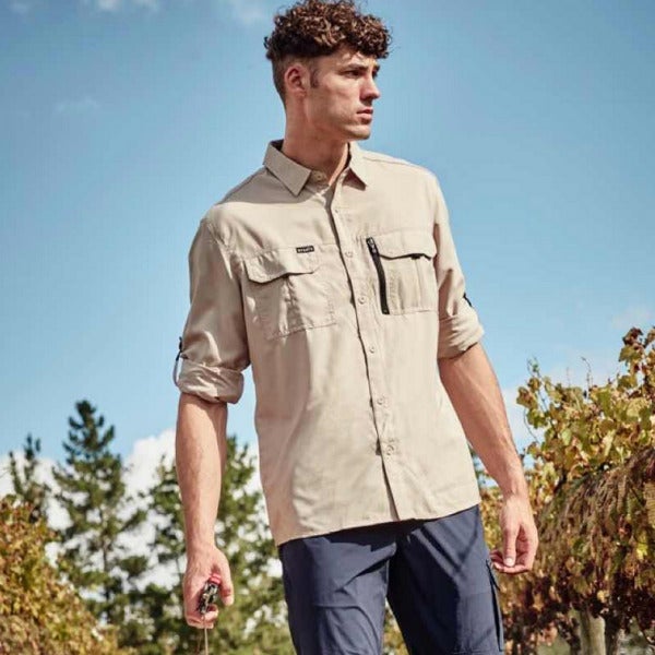 Custom Men's Outdoor Long Sleeve Shirt