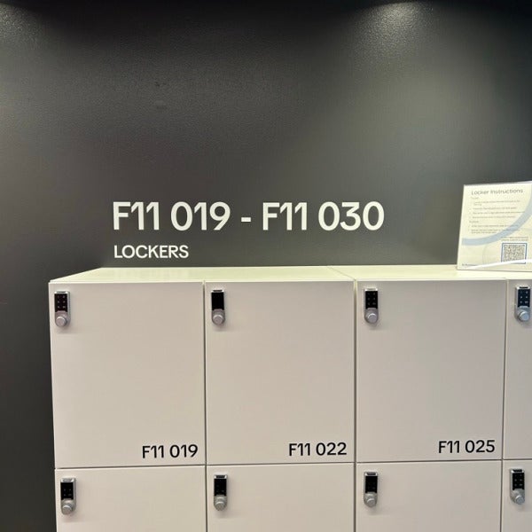 Corporate Office Identification Locker Decals - TikTok, Bellevue, WA