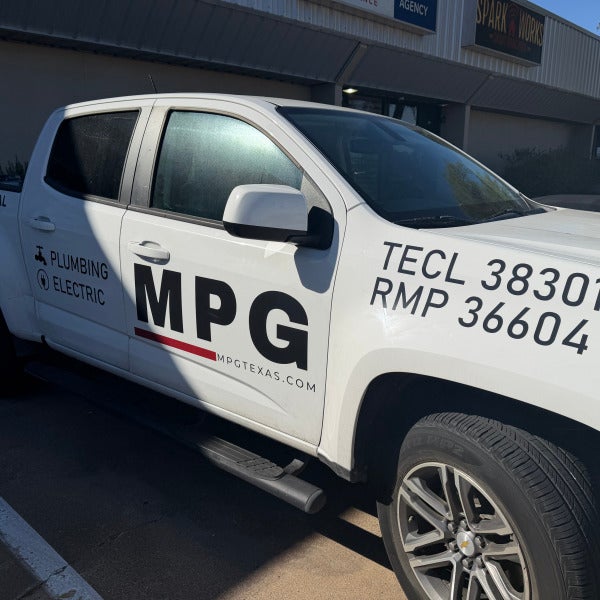 MPG truck decals