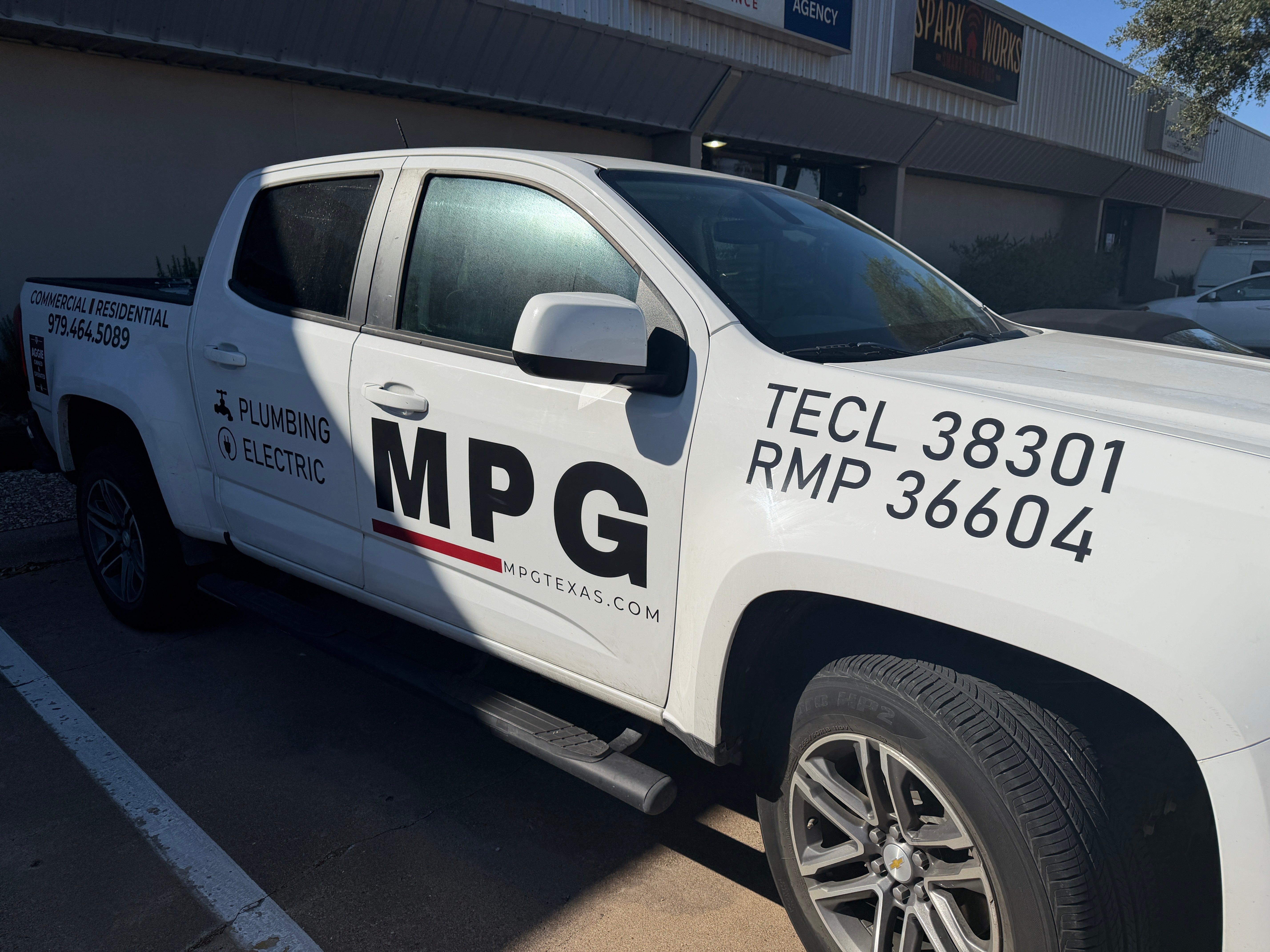 MPG truck decals