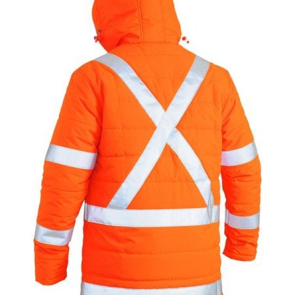 Custom TTMC-W X TAPED HI VIS PUFFER JACKET