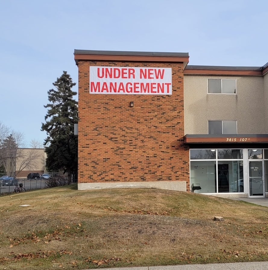 Temporary Vinyl Banner for Terra Vista in Edmonton, AB