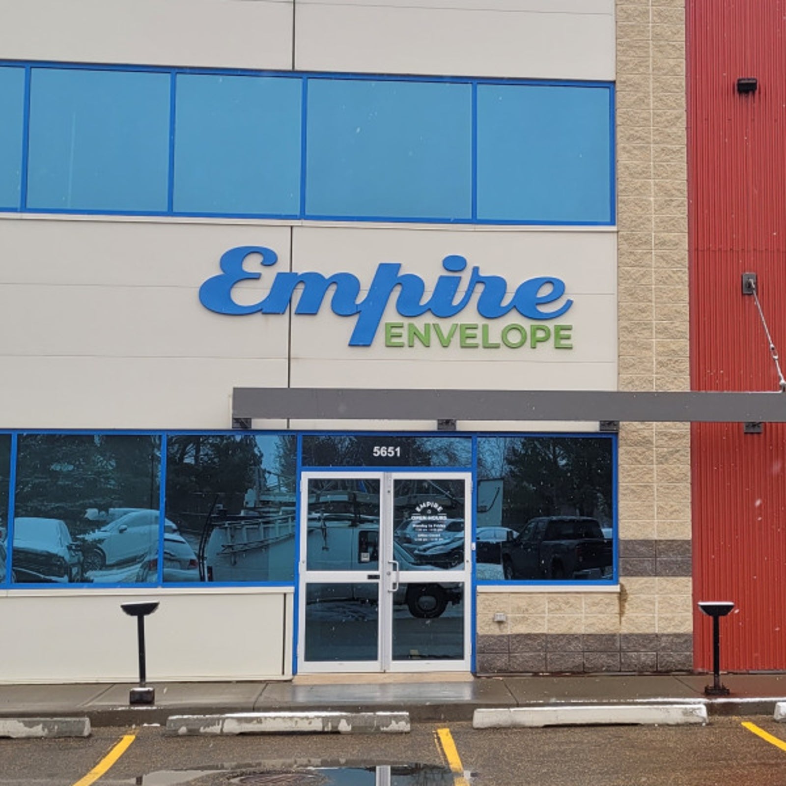 Formed Plastic Letters for Empire Envelope in Edmonton, AB