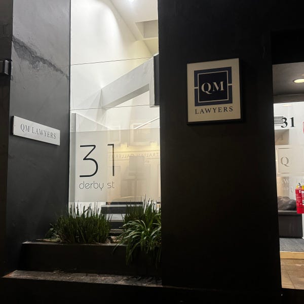 Building Sign Reinstall for QM Lawyers - Signarama Mount Waverley