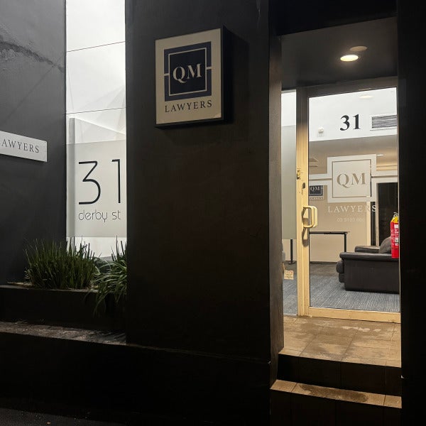 Frost Vinyl Cut Door Graphic for QM Lawyers | Signarama Mount Waverley