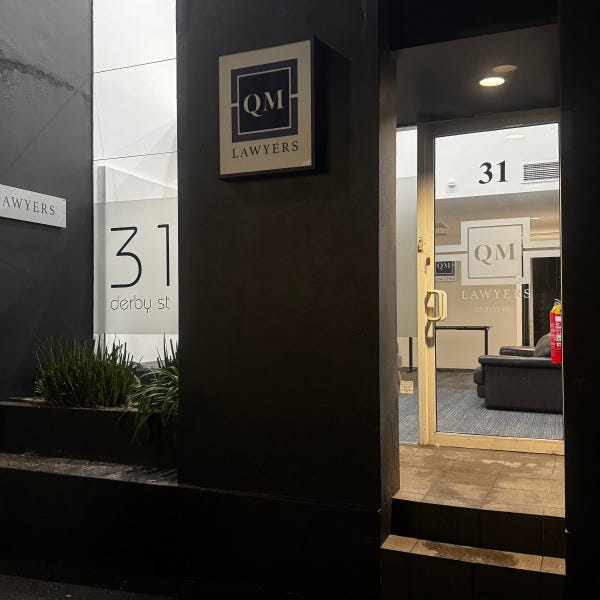 Frost Vinyl Cut Door Graphic for QM Lawyers | Signarama Mount Waverley