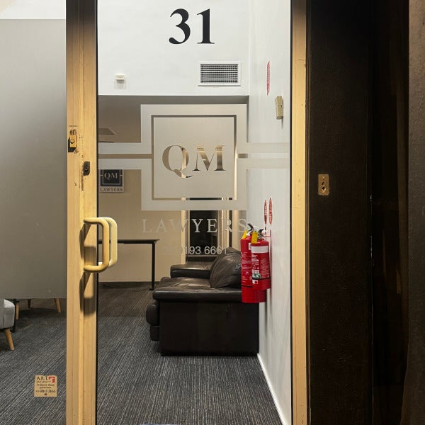 New Window Frost For QM Lawyers | Signarama Mount Waverley