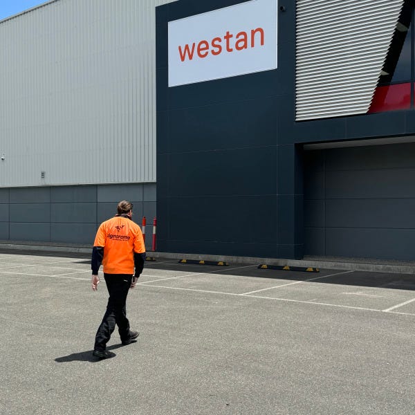 Fascia Graphic | Aluminum Composite Panel For Westan Dandenong South | Signarama, Mt Waverley