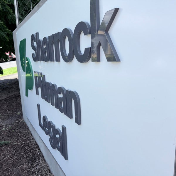 Sharrock Pitman Legal Custom 2-Pack Painted Acrylic Signage