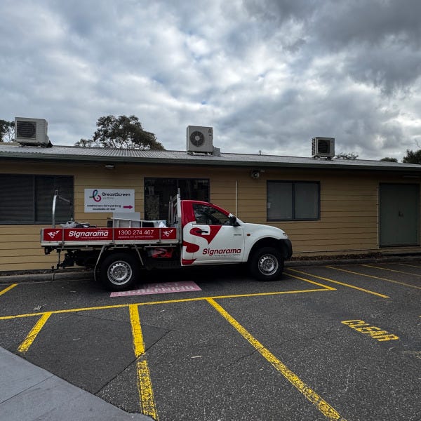 Building Sign |Aluminum Composite Panel for BreastScreen Victoria Glen Waverley | Signarama Mount Waverley