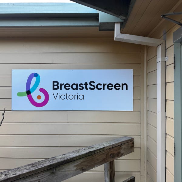 Building Sign |Aluminum Composite Panel for BreastScreen Victoria Glen Waverley | Signarama Mount Waverley