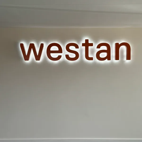 Reception Sign | 3D Backlit Sign for Westan Dandenong South | Signarama, Mt Waverley
