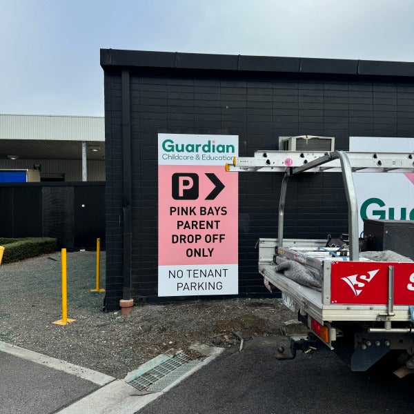 Enhancing Safety and Clarity with a New Childcare Car Park Sign
