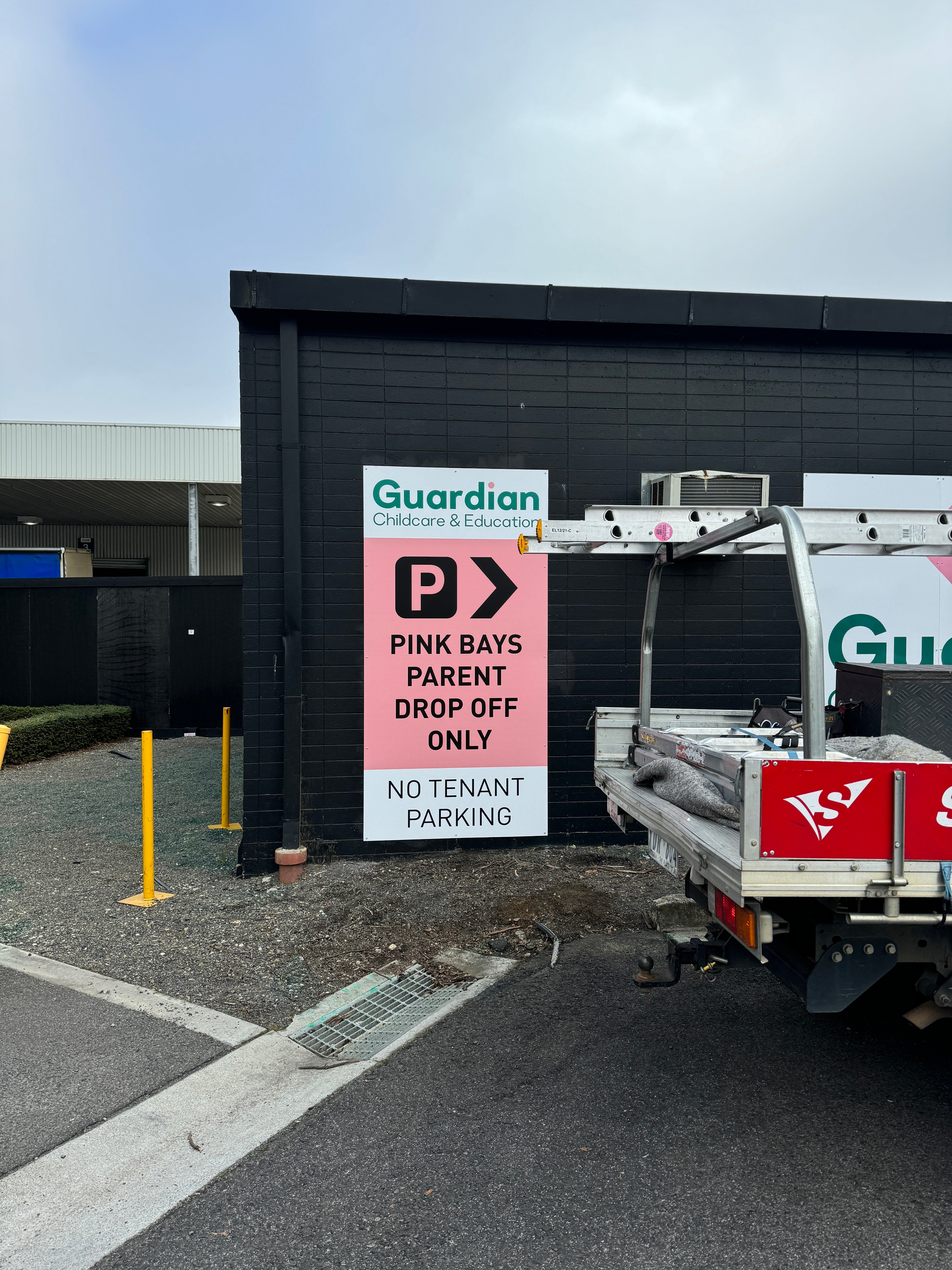 Enhancing Safety and Clarity with a New Childcare Car Park Sign