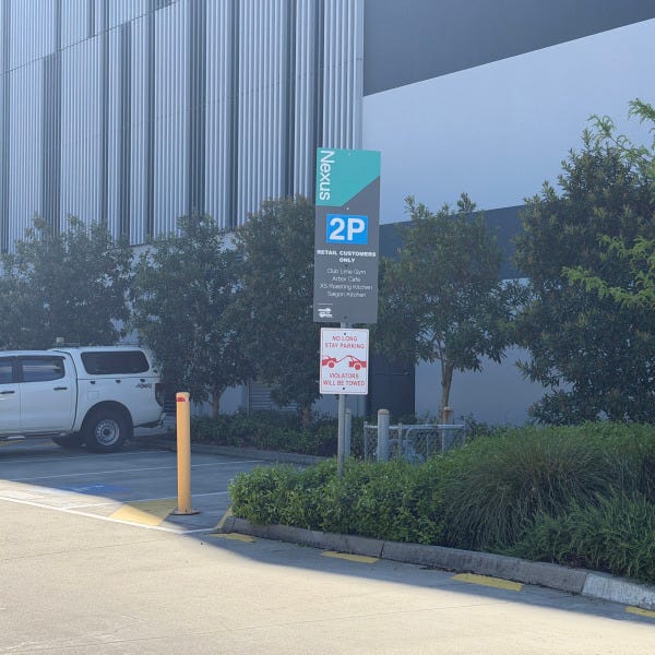 Mulgrave - Parking Sign - Aluminium Composite Panel Digi Print - Signarama Mount Waverley