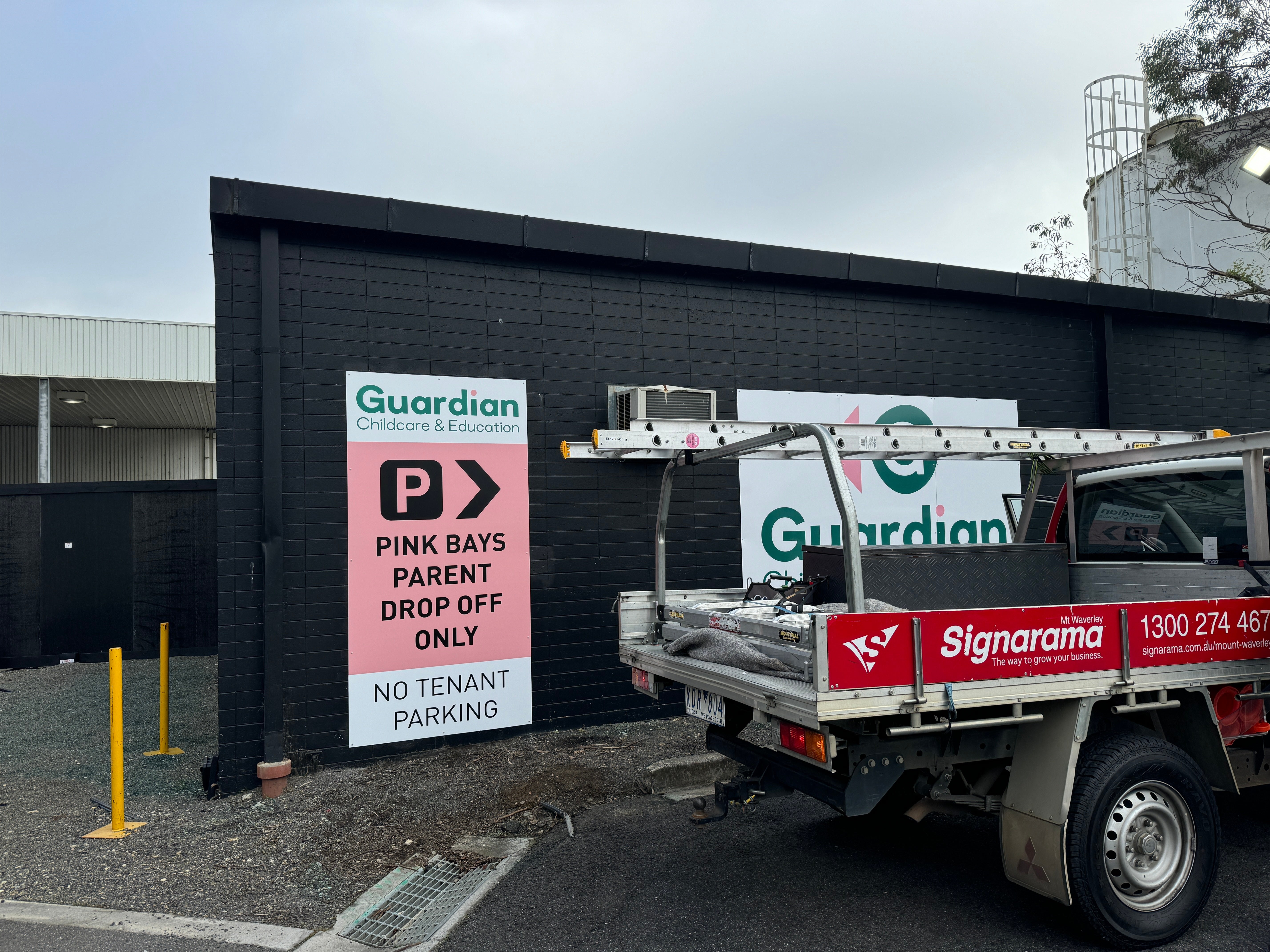 Enhancing Safety and Clarity with a New Childcare Car Park Sign