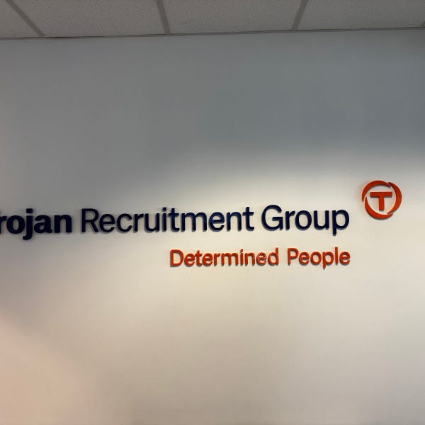 Notting Hill  - Reception Sign - Hand Painted Acrylic Lettering - Signarama Mount Waverley