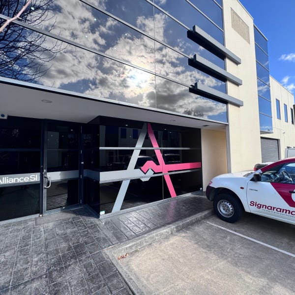 Window Graphic | Digi Print Contour Cut for Alliance Si Notting Hill  |Signarama Mount Waverley