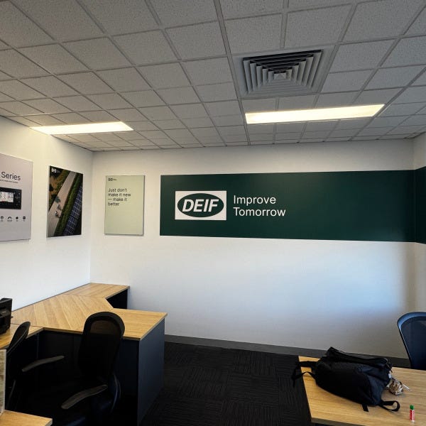 Wall Graphic | Large scale Digi Print For DEIF Notting Hill | Signarama Mount Waverley