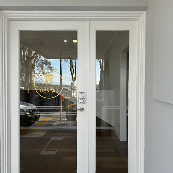 Door Graphic | Cut Vinyl For West Gippsland Dental | Signarama Mount Waverley