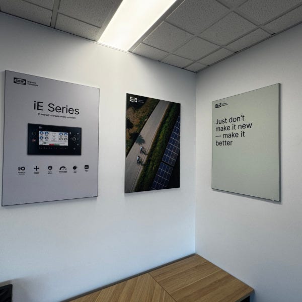 Notting Hill - Wall Graphic -Stretch Fabric Matte Print Aluminium Frame- Signarama Mount Waverley