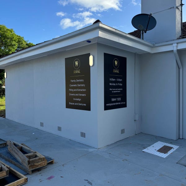 Building Sign |Aluminum Composite Panel for a West Gippsland Dental | Signarama Mount Waverley