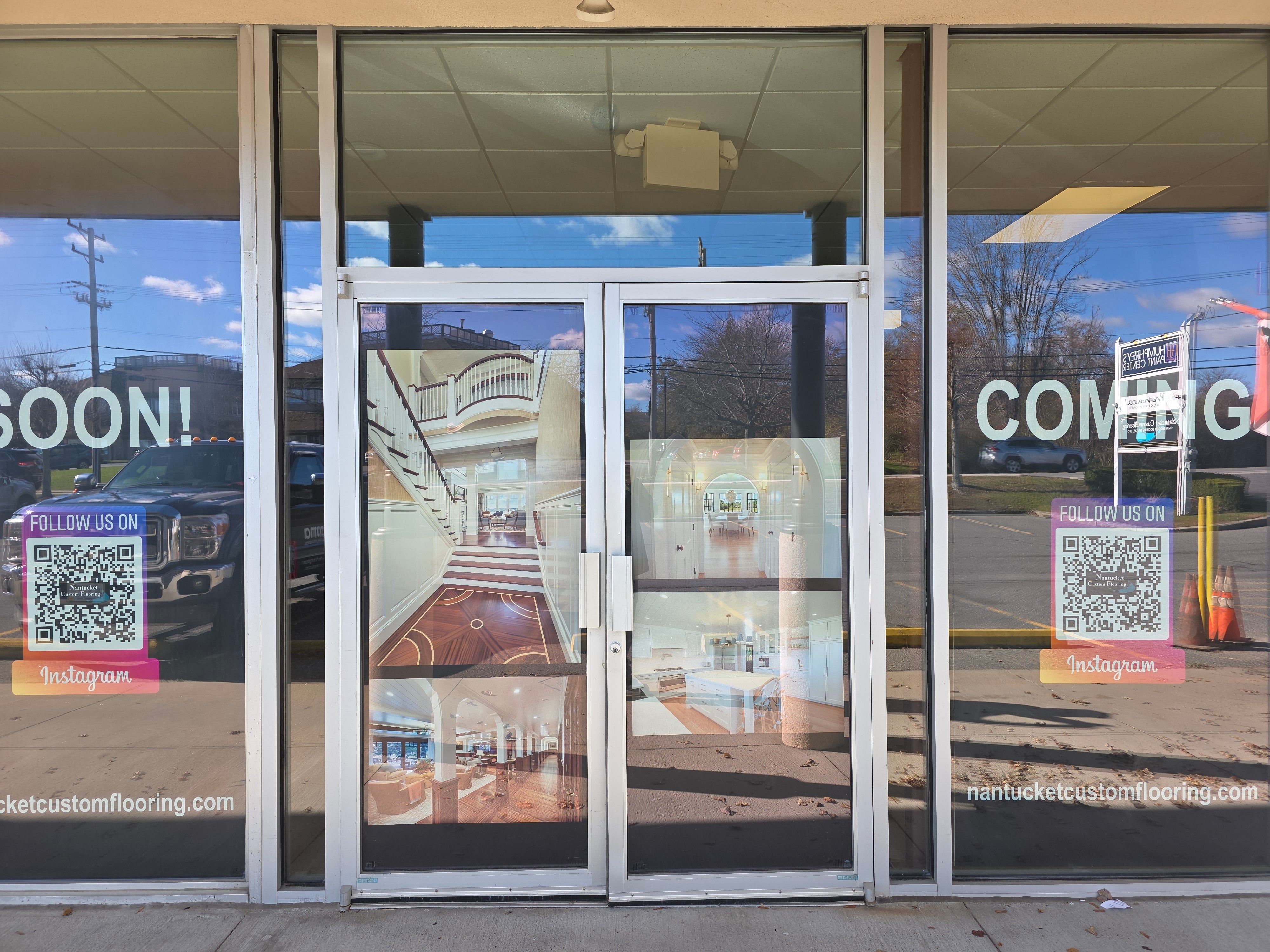 'Coming Soon' Signage for a New Rhode Island Business