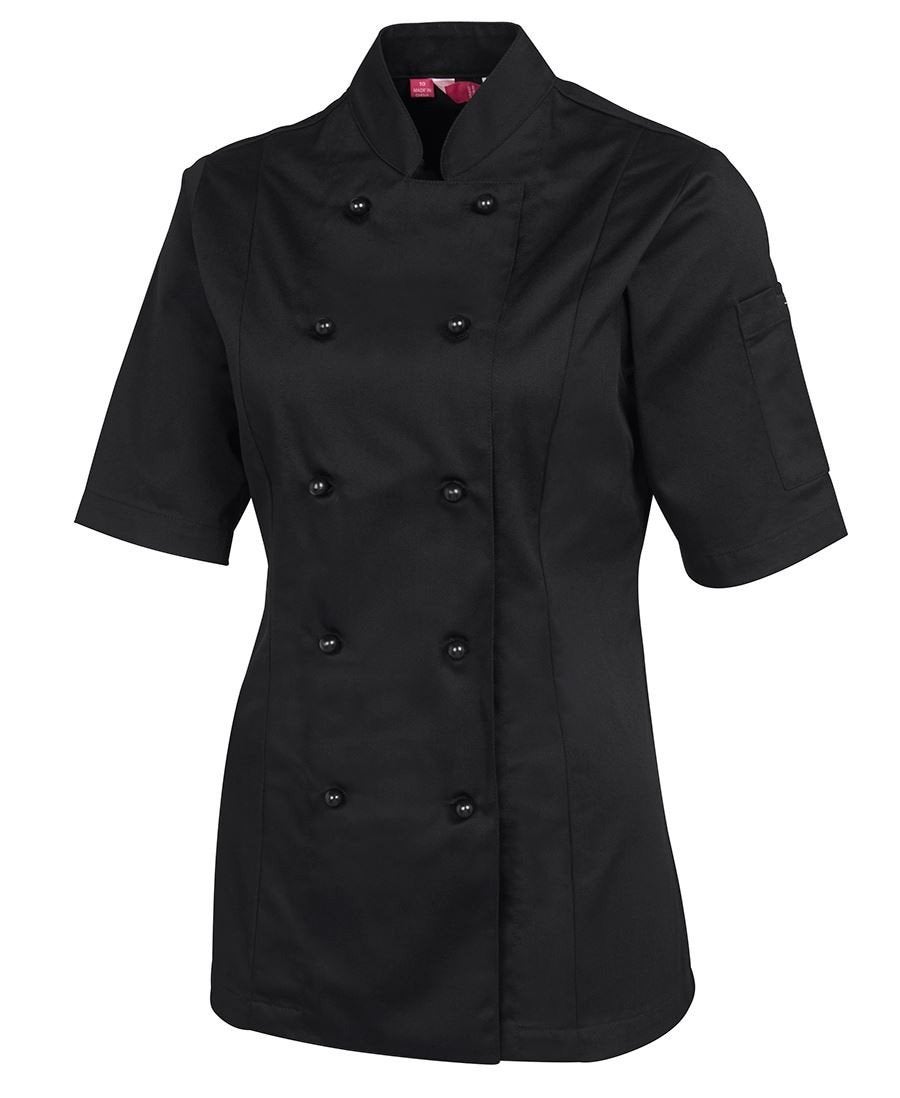 LADIES S/S CHEF'S JACKET