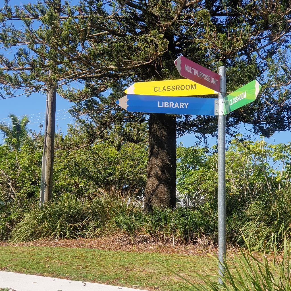Creative signage Fingal Heads Primary School