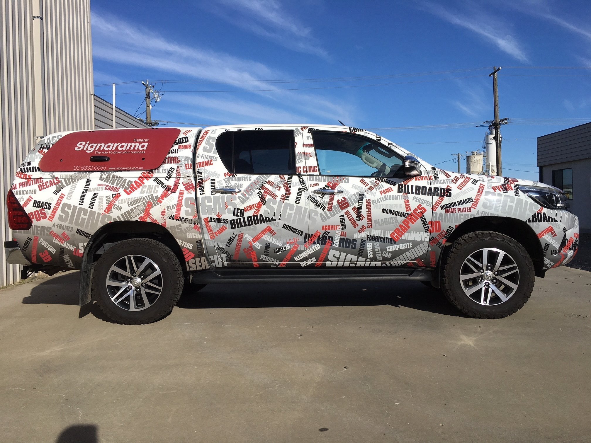Signarama Ballarat - Hilux Ute Wrap