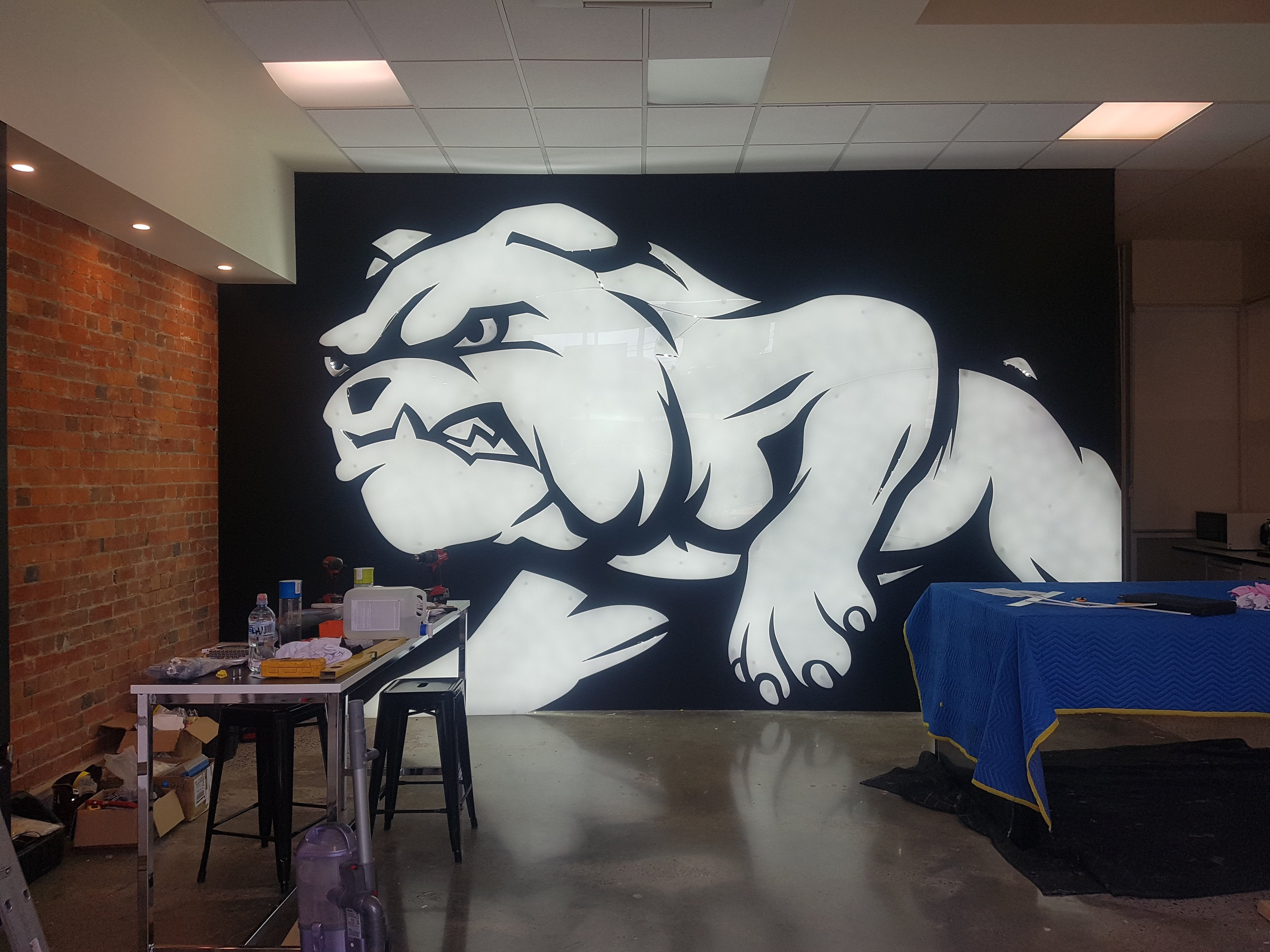 Western Bulldogs Illuminated Wall Signage
