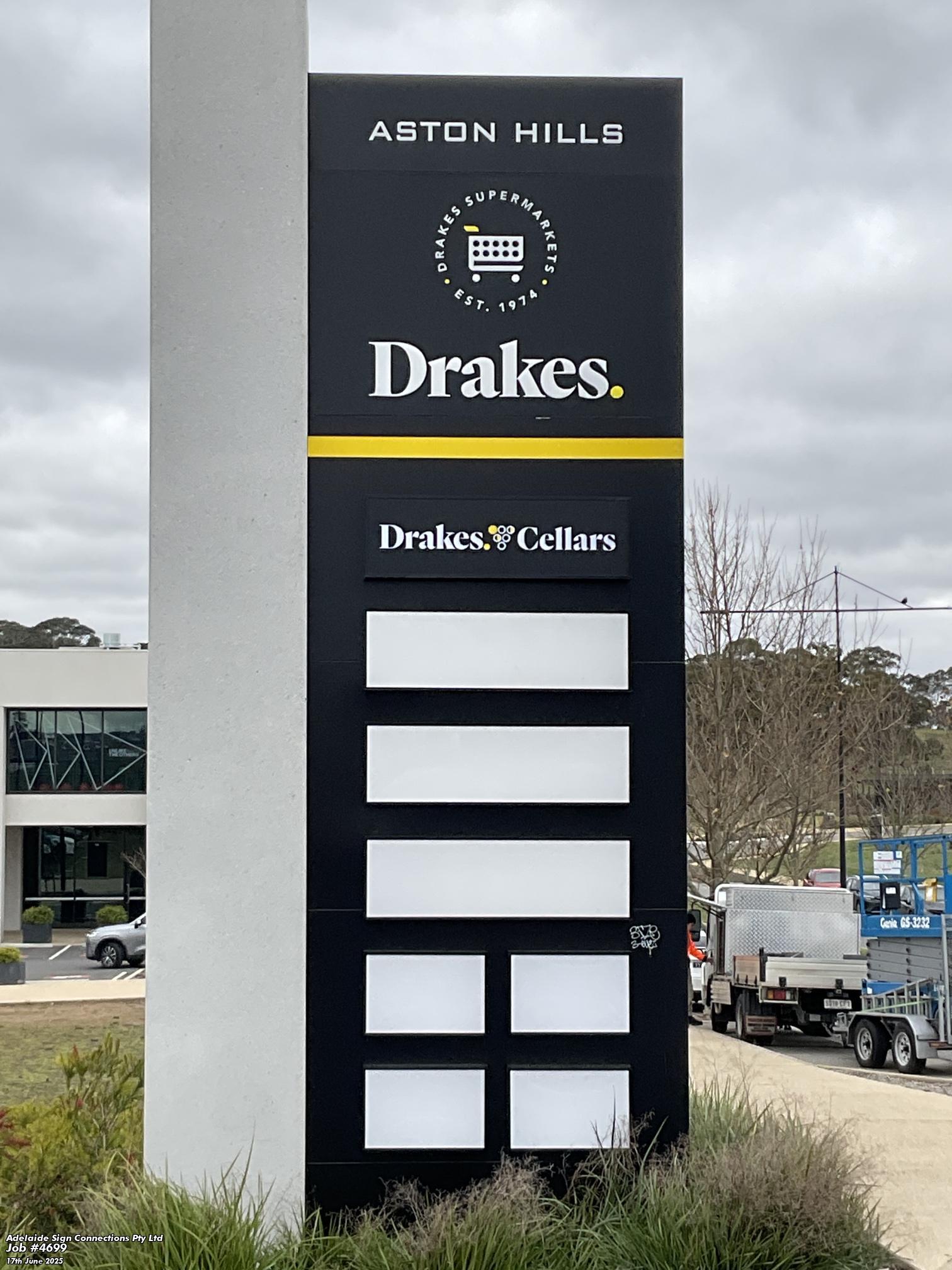 Drakes Cellars Signage