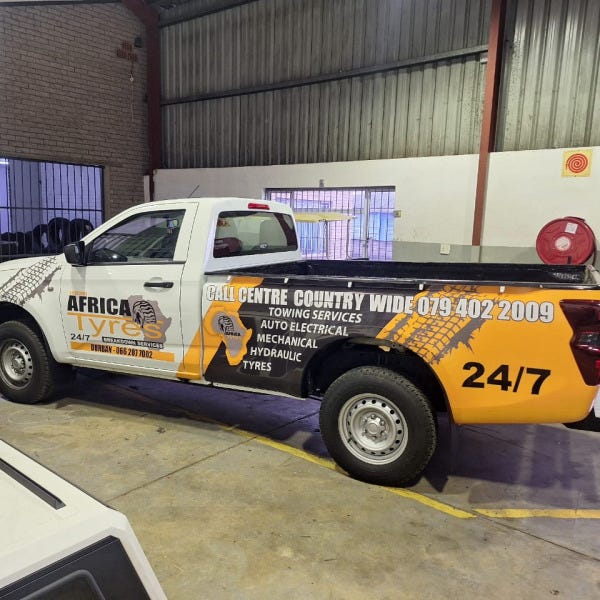 Africa Tyres Vehicle Graphics
