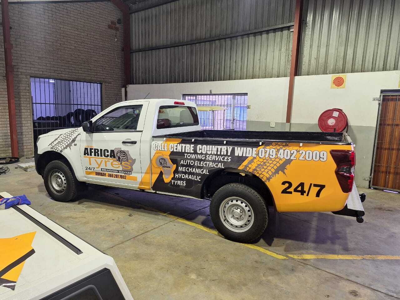 Vehicle graphics for companies on the move