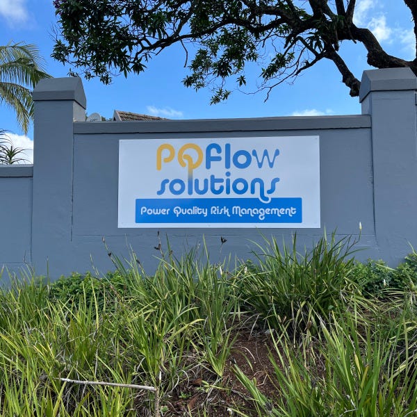 PQ Flow Outdoor Wall Signage