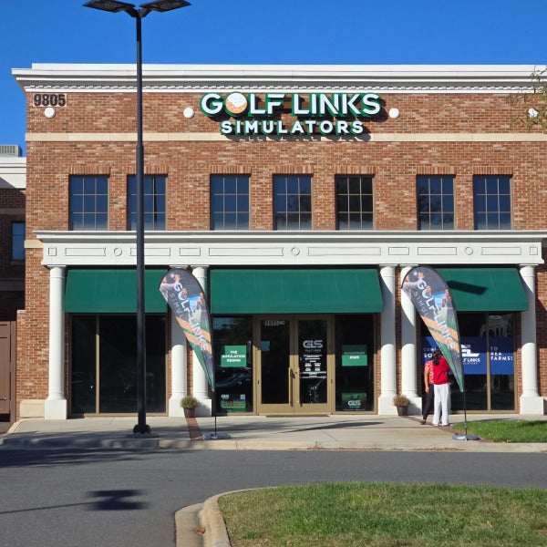 Golf Links Simulators Exterior Building Signage