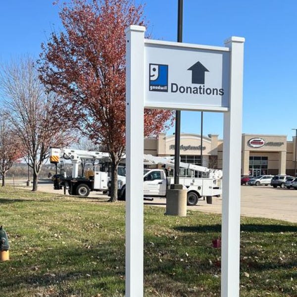 Ankeny - Goodwill Post & Panel Signs