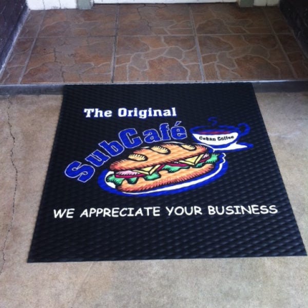 Sub Cafe Floor Mat