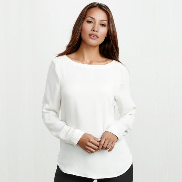Custom Ladies Madison Boatneck Blouse