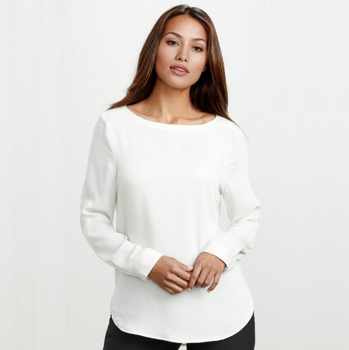 Ladies Madison Boatneck Blouse